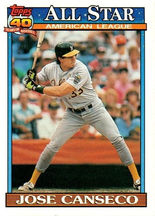 1991 Jose Canseco #390