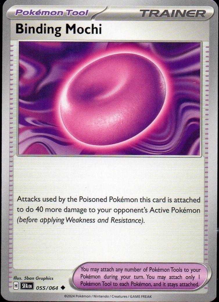 Binding Mochi 2024 Pokemon Scarlet & Violet Shrouded Fable
