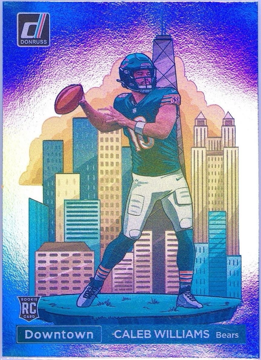 2024 Panini Donruss Downtown Caleb Williams #21 card