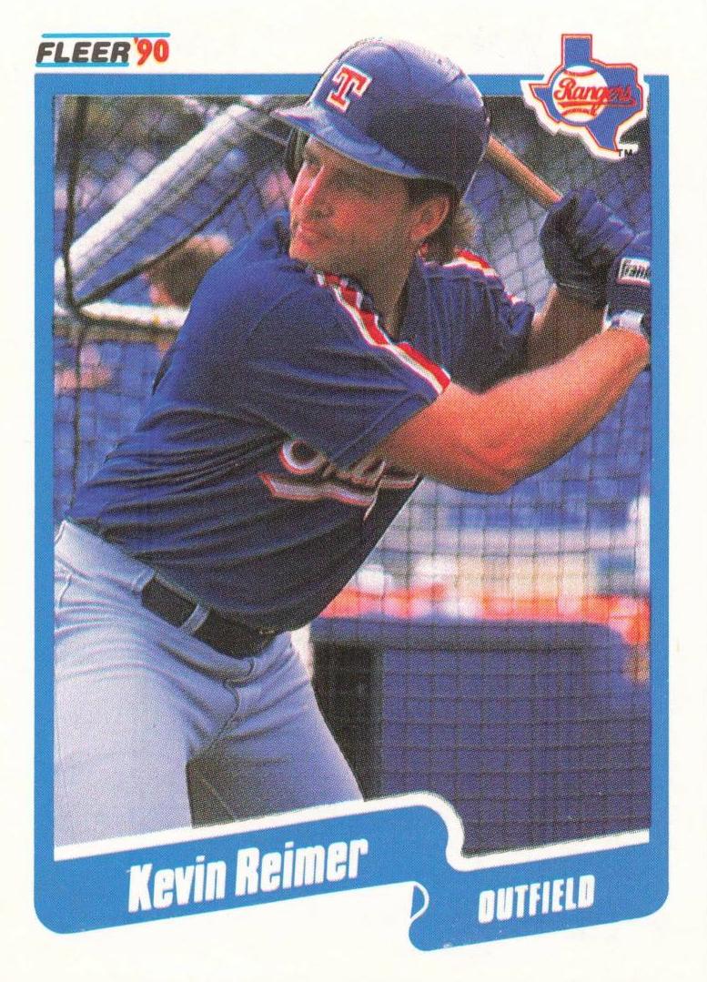 1990 Fleer Kevin Reimer #310 card