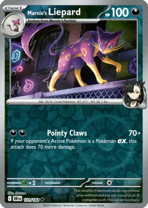 Marnie's Liepard 2025 Pokemon Scarlet & Violet Destined Rivals