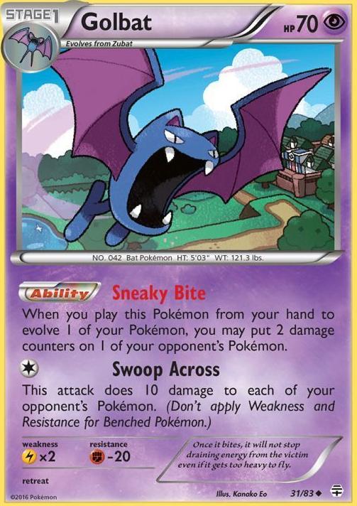 Golbat 2016 Pokemon XY Generations