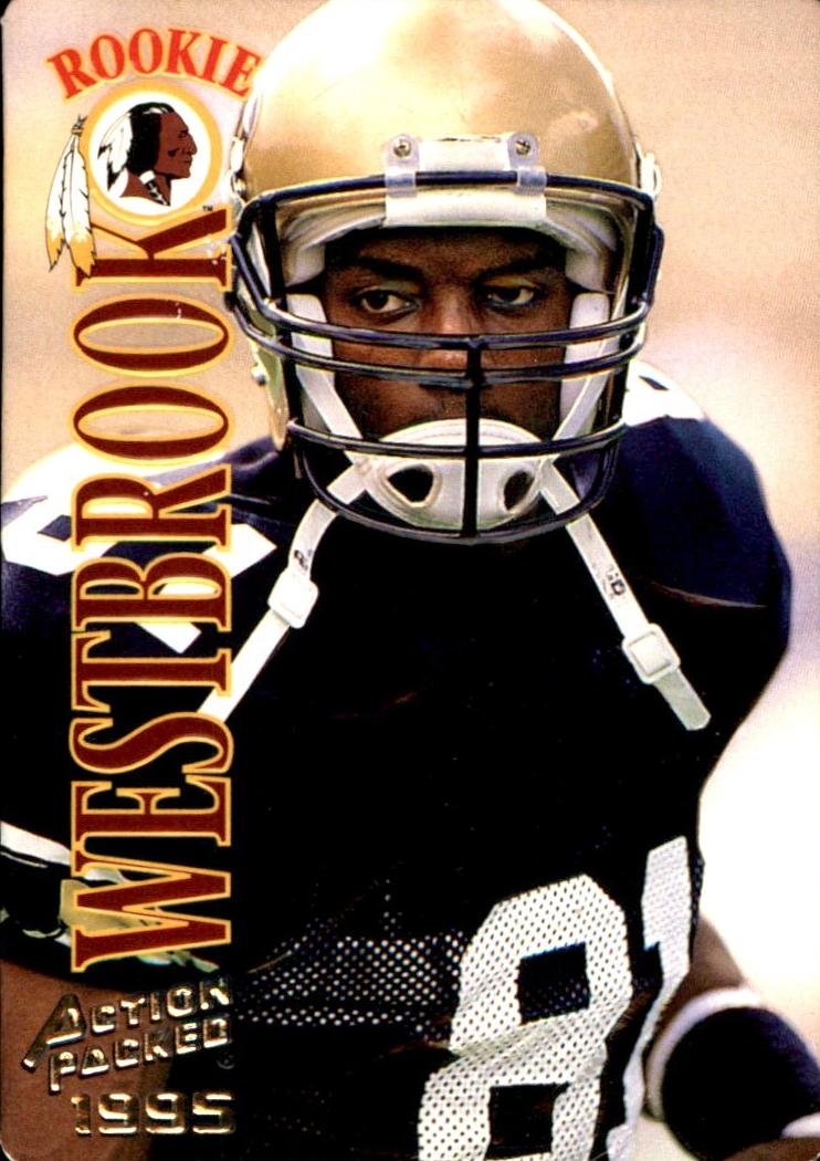 1995 Action Packed Michael Westbrook #40 card