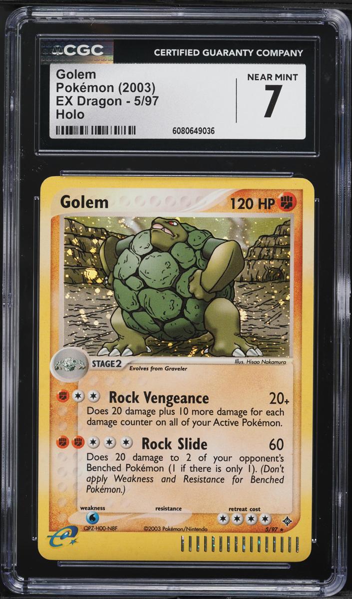 Golem Holo 2003 Pokemon EX Dragon