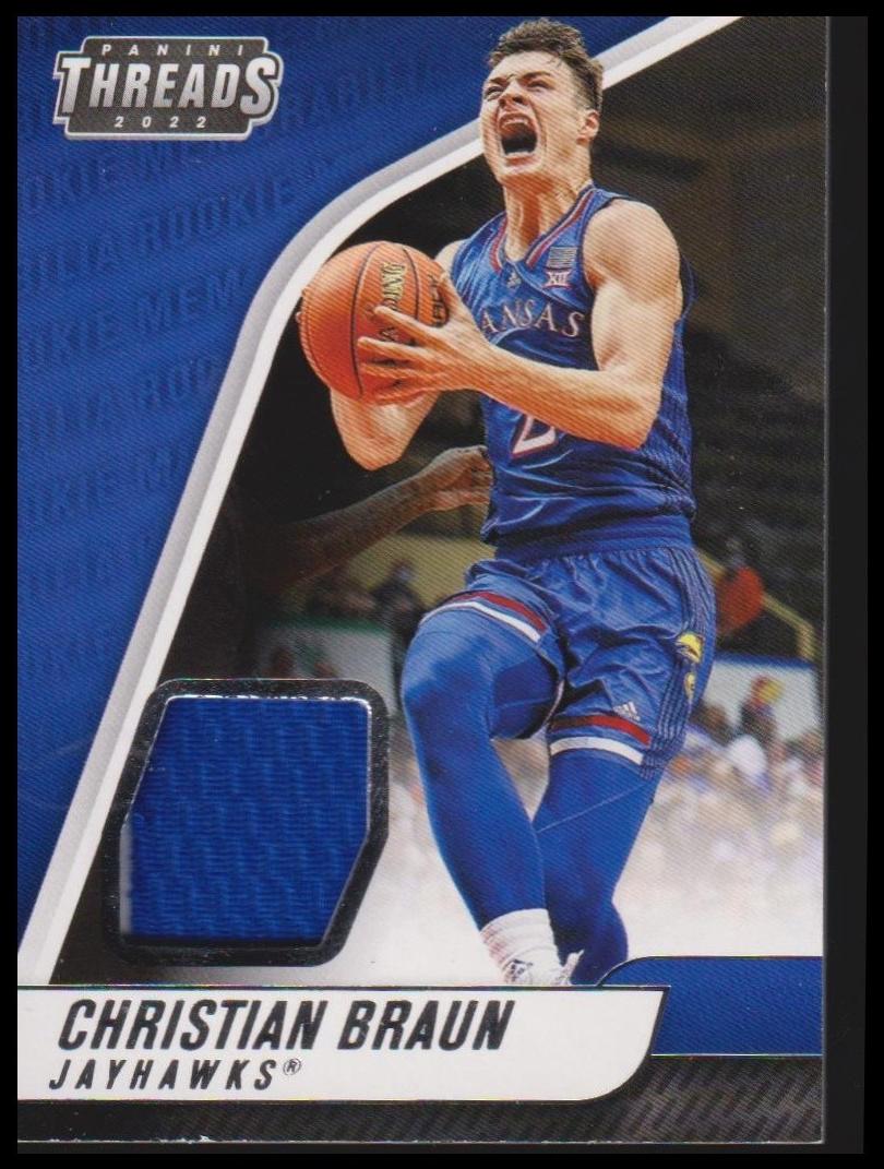 2022 Panini Chronicles Draft Picks Christian Braun #TH-CBR card