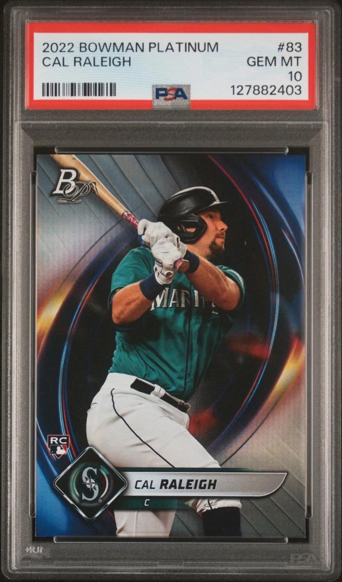 Cal Raleigh 2022 Bowman Platinum Baseball