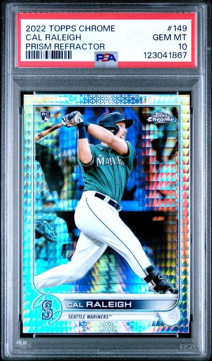 Cal Raleigh 2022 Topps Chrome Baseball Prism
