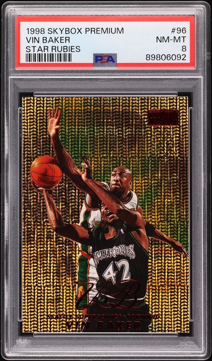 1998 Skybox Premium Vin Baker #96 card