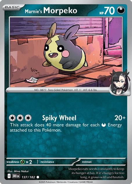 Marnie's Morpeko 2025 Pokemon Scarlet & Violet Destined Rivals