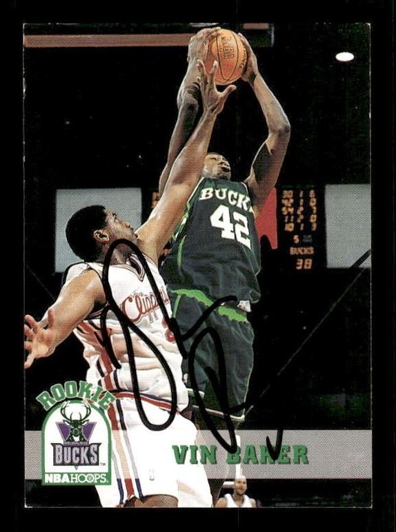 1995 Hoops Vin Baker #363 card