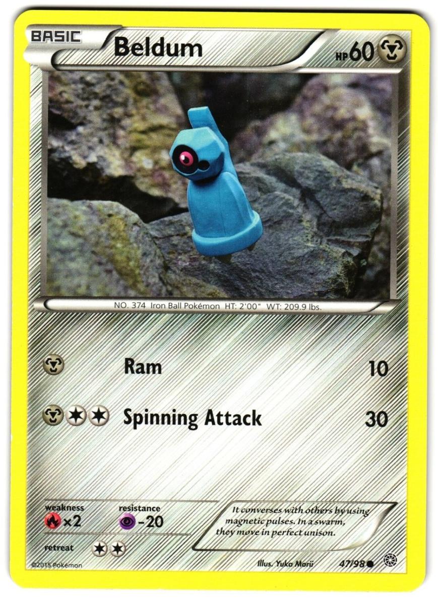 Beldum 2015 Pokemon XY Ancient Origins
