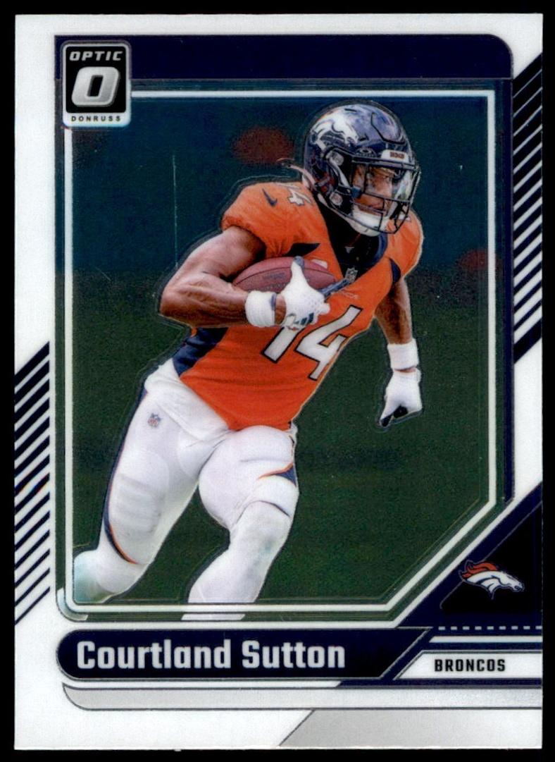 Courtland Sutton 2024 Donruss Optic Football card