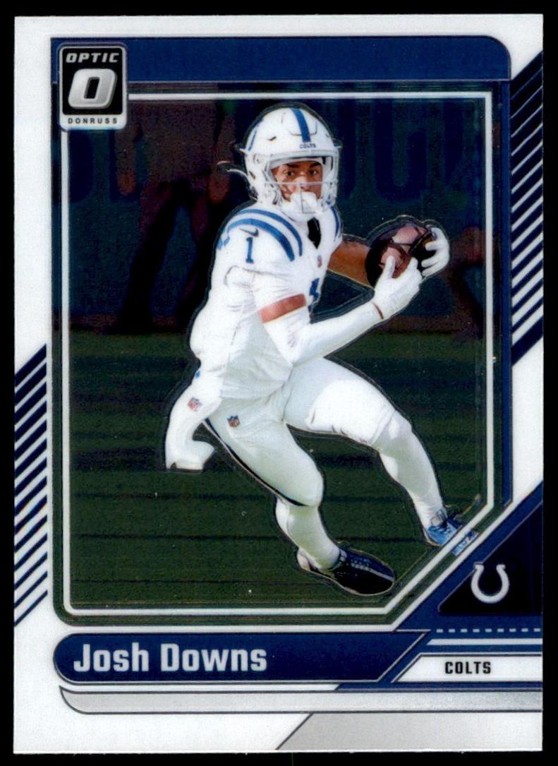 Josh Downs 2024 Donruss Optic Football card