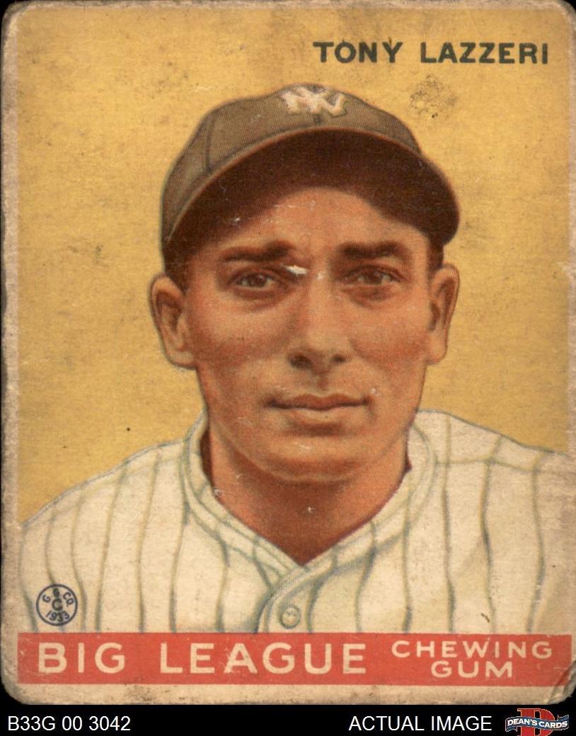 1933 Tony Lazzeri #31
