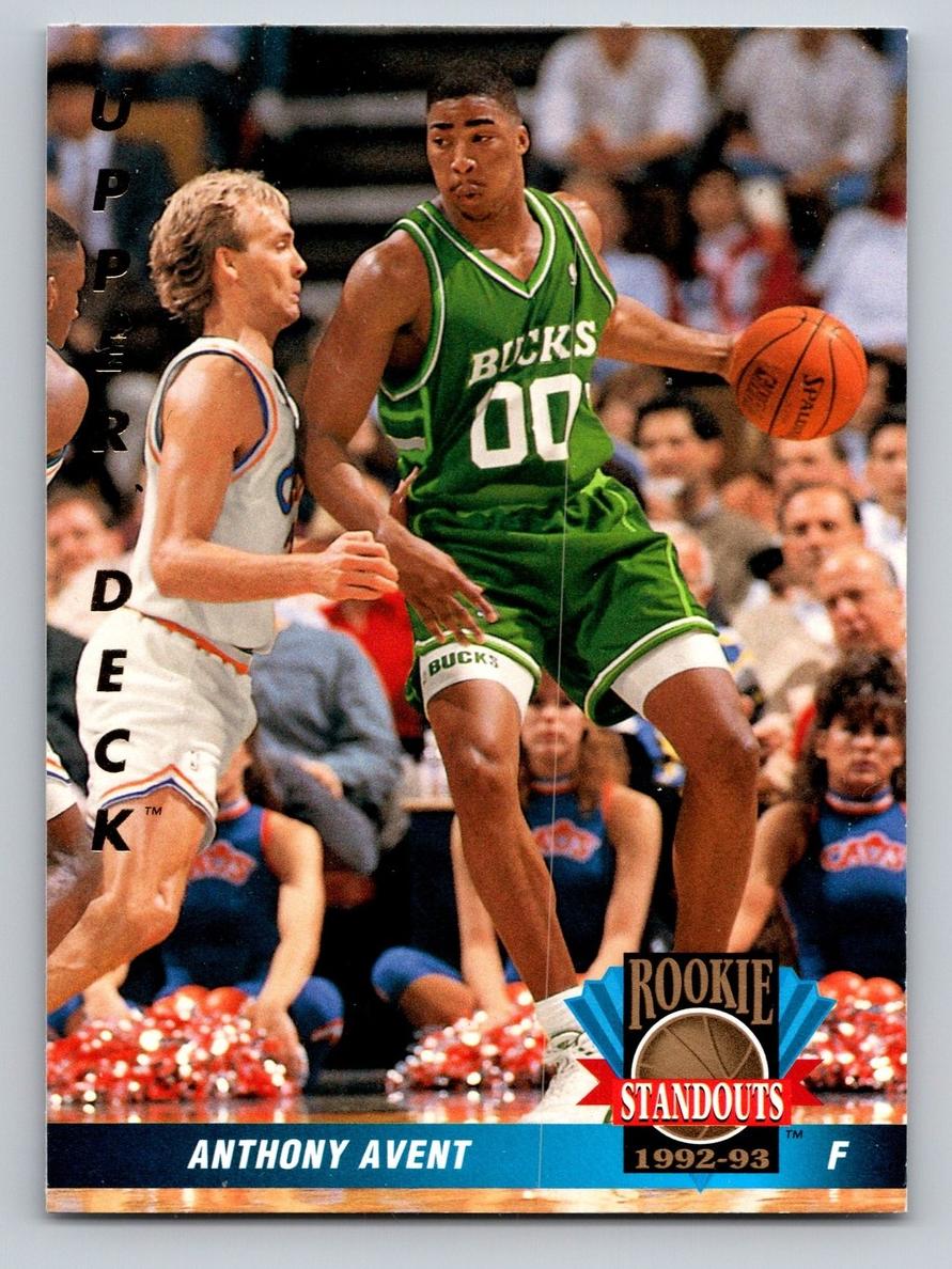 1992 Upper Deck Anthony Avent #RS10 card