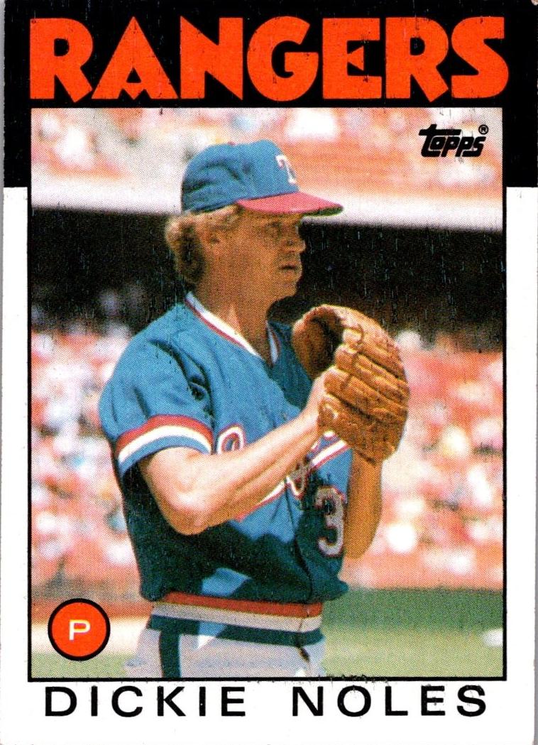 1986 Dickie Noles #388