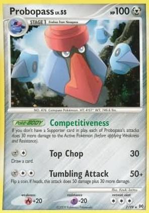 Probopass 2009 Pokemon Platinum Arceus