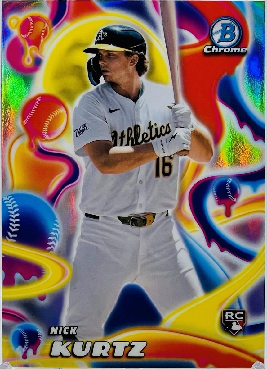 Nick Kurtz 2025 Bowman Chrome Melt Mashers Baseball