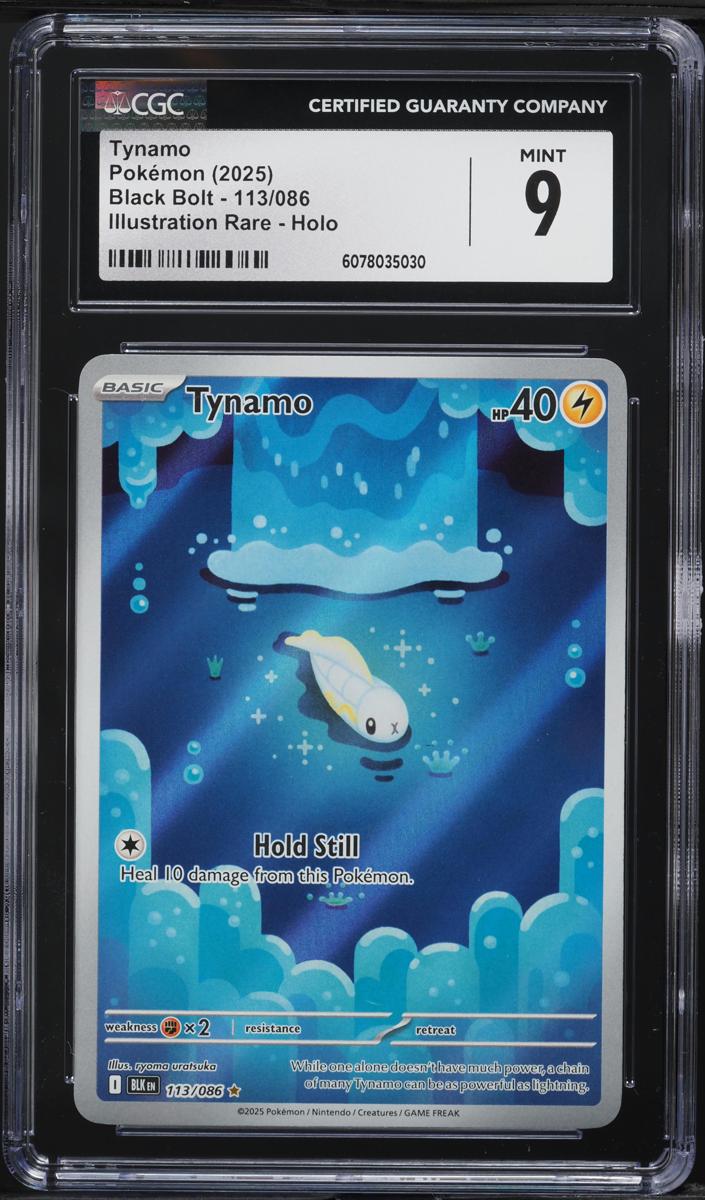 Tynamo 2025 Pokemon Scarlet & Violet Black Bolt