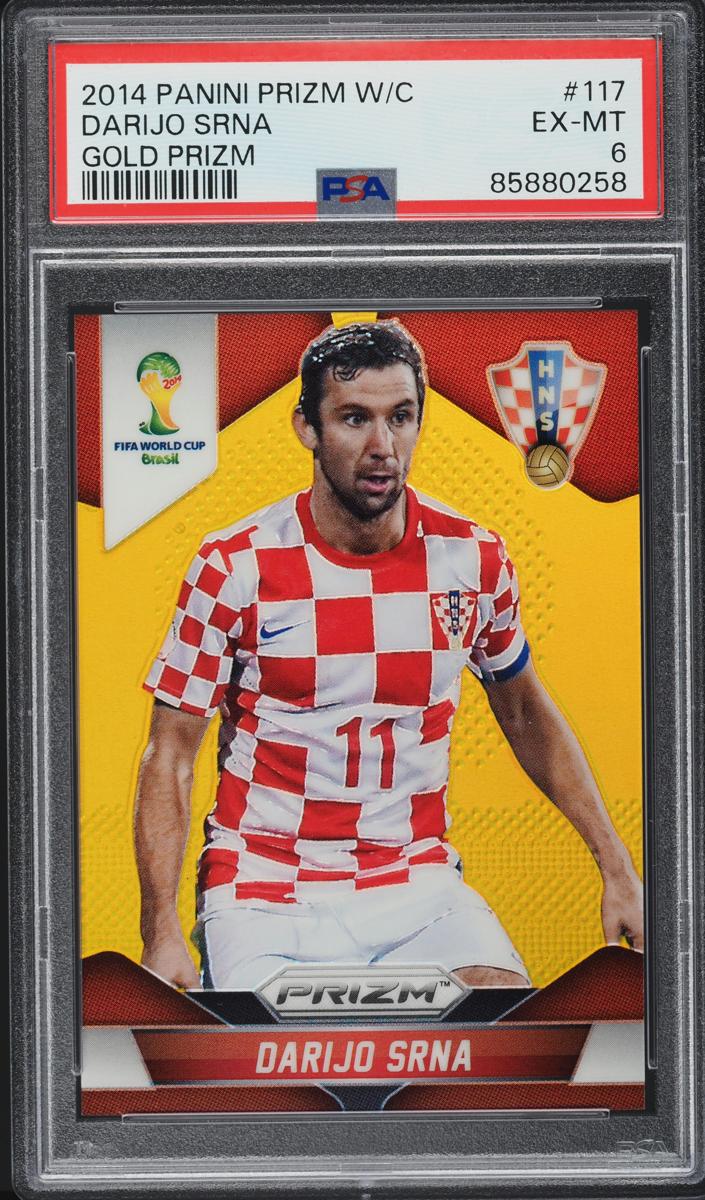 2014 Panini Prizm World Cup Darijo Srna [Gold] #117 card
