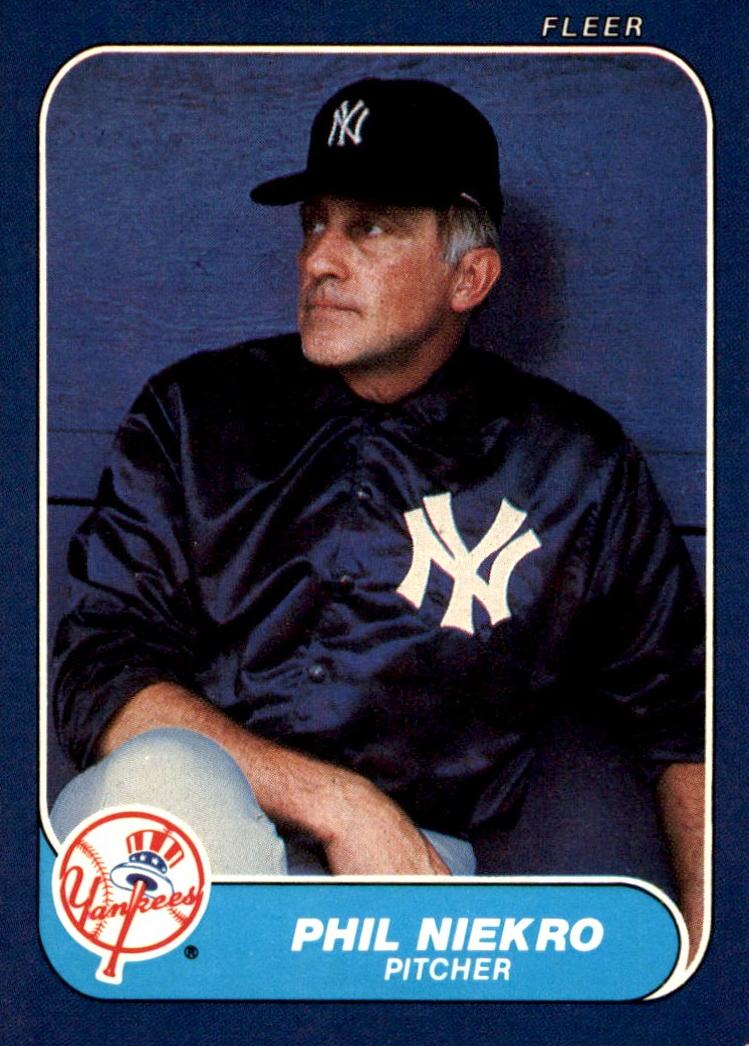 1986 Phil Niekro #112