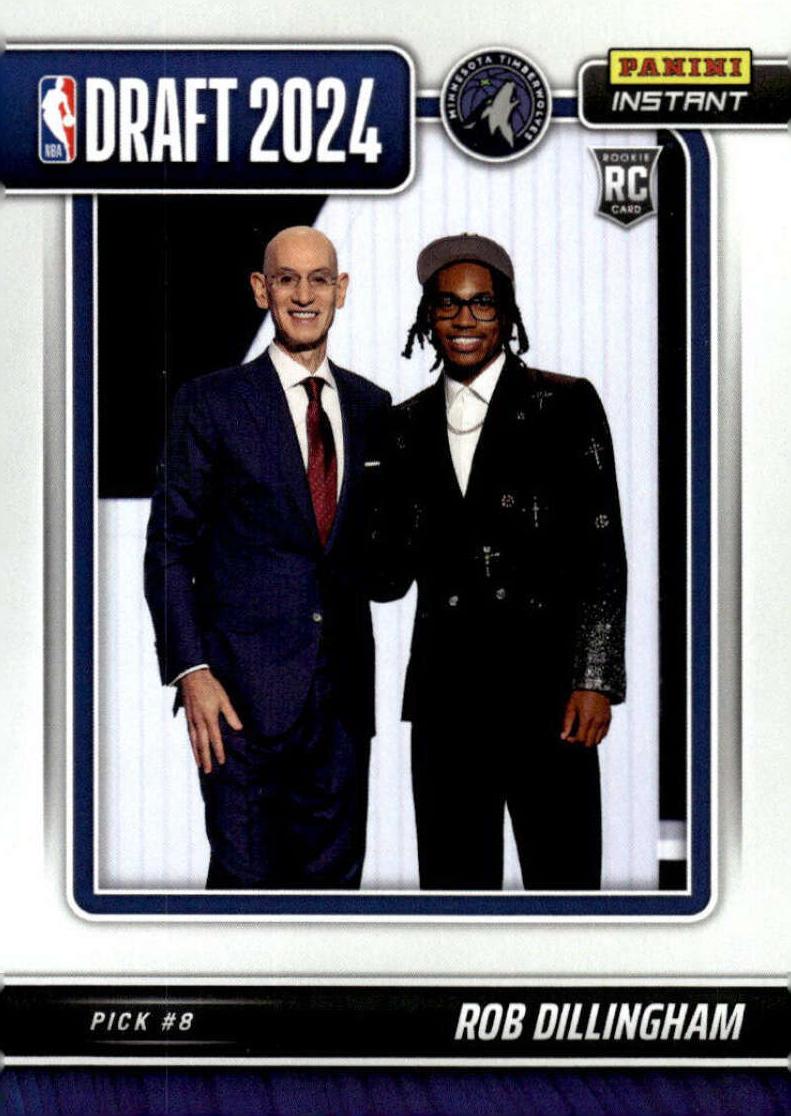 Rob Dillingham - 2024 Panini Instant NBA Draft Night Basketball