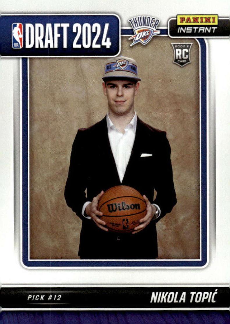 Nikola Topic - 2024 Panini Instant NBA Draft Night Basketball