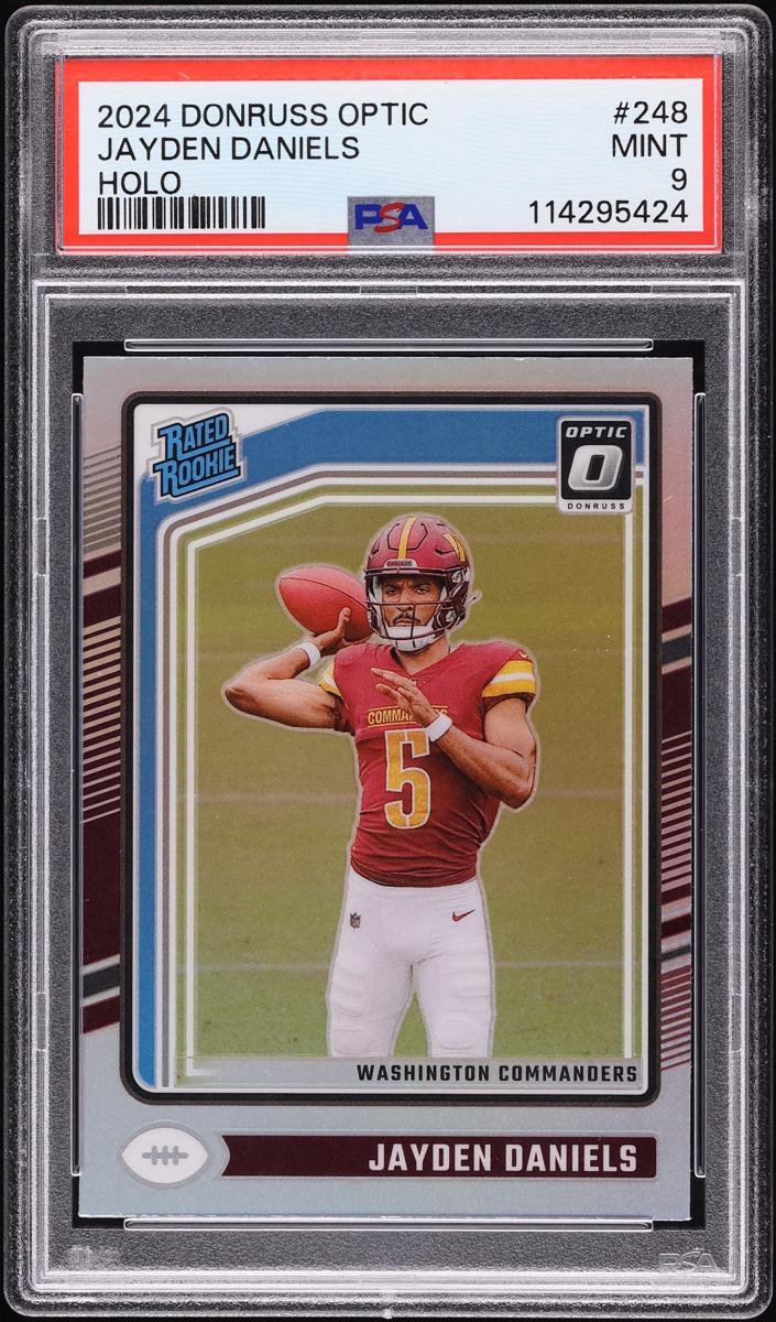 Jayden Daniels 2024 Donruss Optic Football Holo