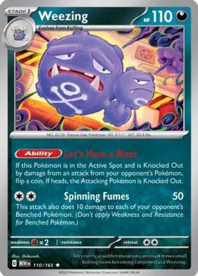 Weezing 2023 Pokemon Scarlet & Violet 151