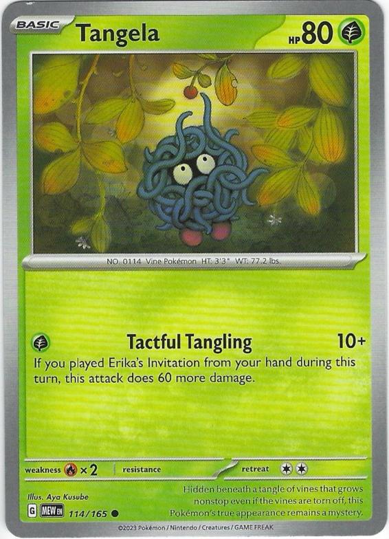 Tangela 2023 Pokemon Scarlet & Violet 151