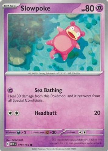 Slowpoke 2023 Pokemon Scarlet & Violet 151