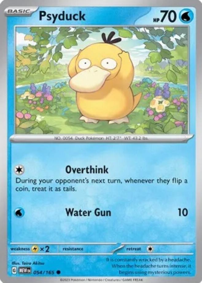 Psyduck 2023 Pokemon Scarlet & Violet 151