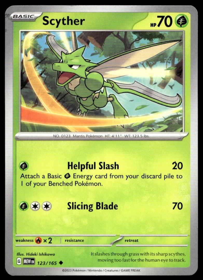 Scyther 2023 Pokemon Scarlet & Violet 151