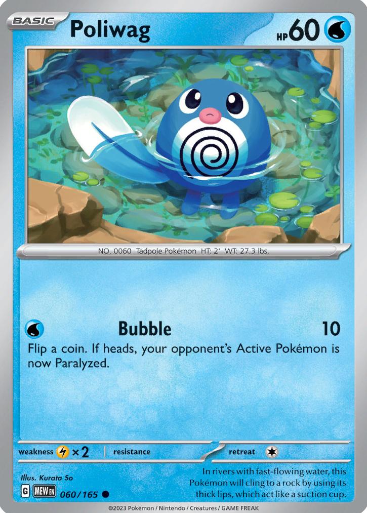 Poliwag 2023 Pokemon Scarlet & Violet 151