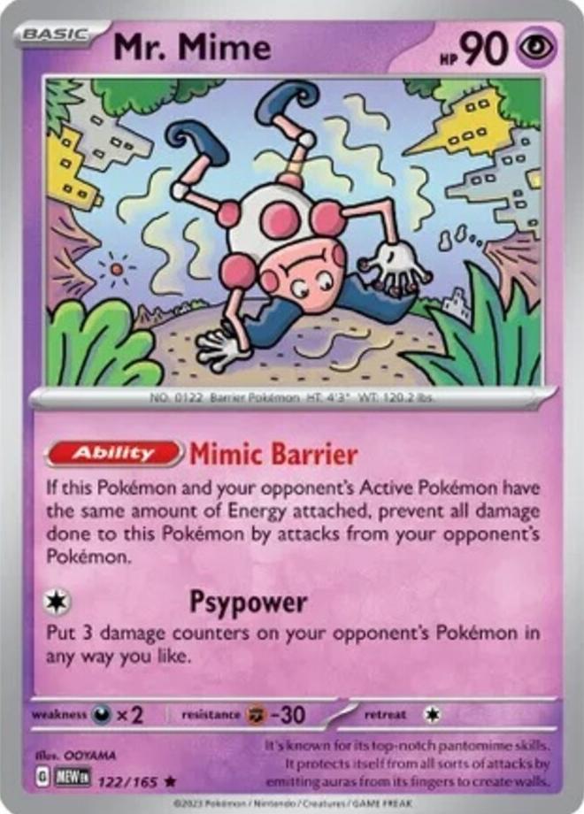 Mr. Mime 2023 Pokemon Scarlet & Violet 151