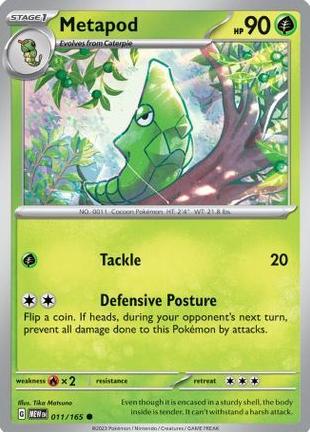 Metapod 2023 Pokemon Scarlet & Violet 151