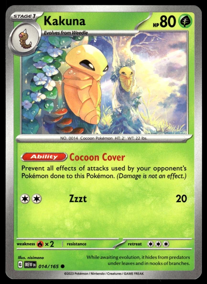 Kakuna 2023 Pokemon Scarlet & Violet 151