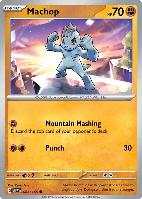 Machop 2023 Pokemon Scarlet & Violet 151