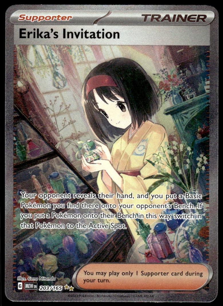 Erika's Invitation 2023 Pokemon Scarlet & Violet 151