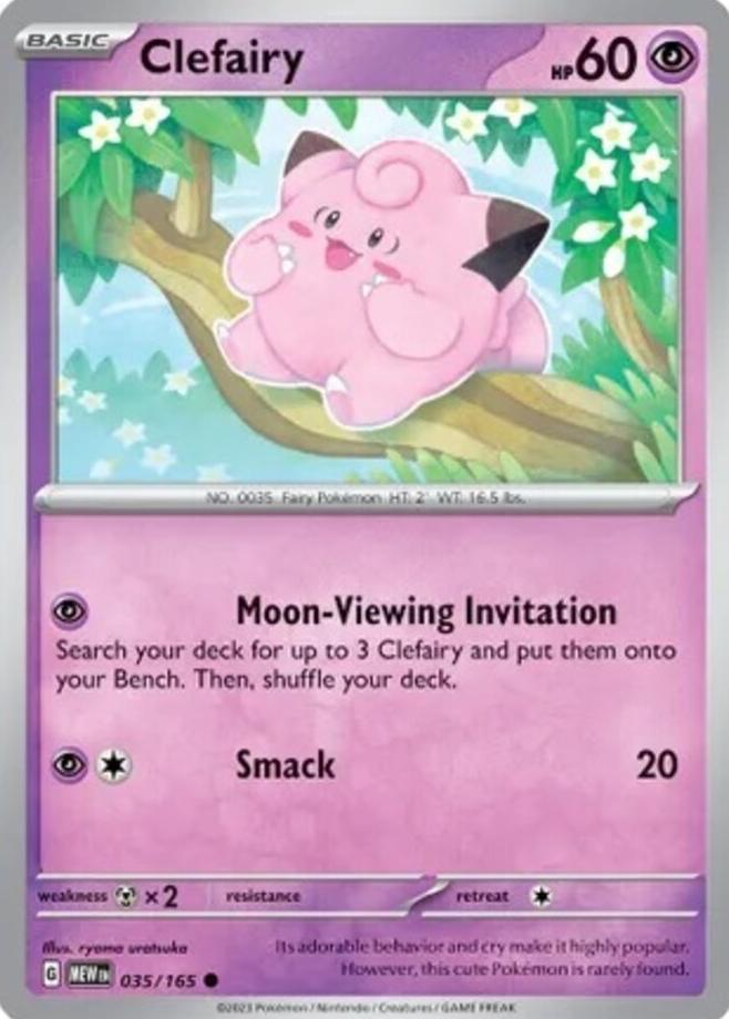 Clefairy 2023 Pokemon Scarlet & Violet 151