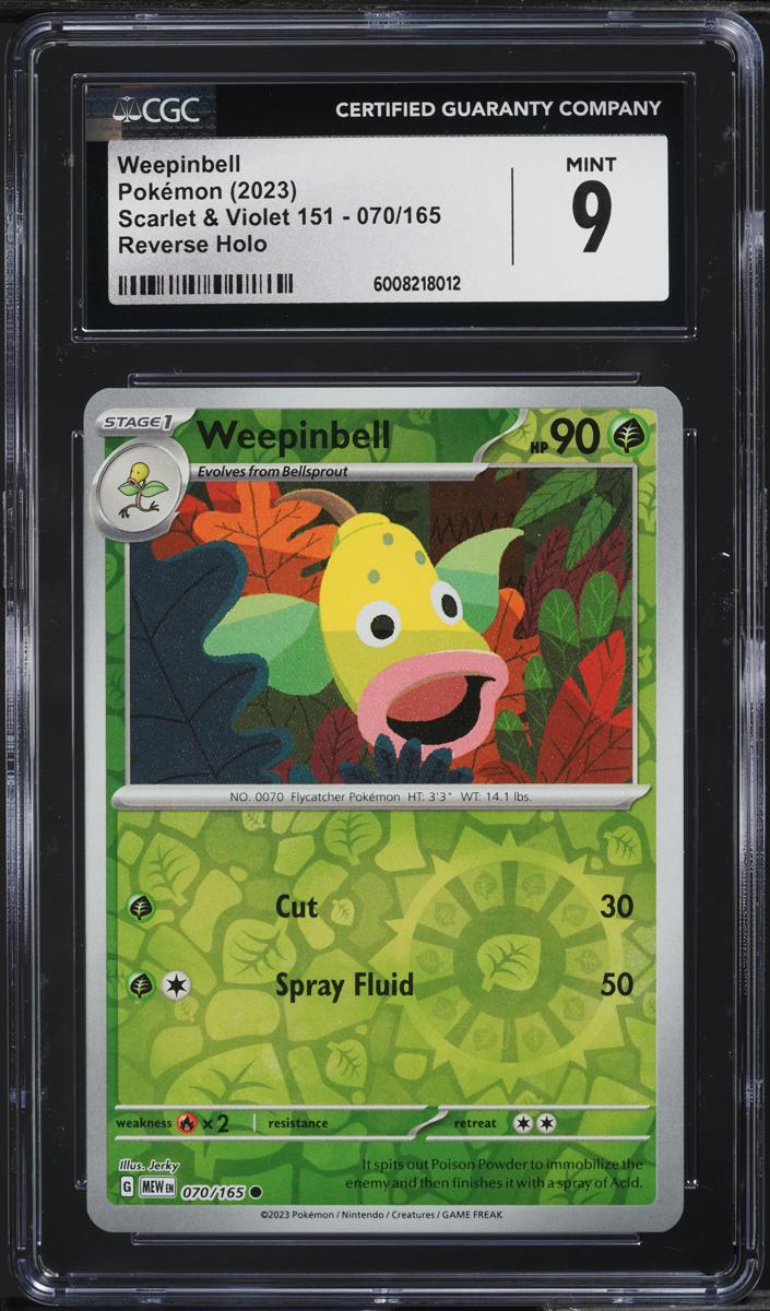 Weepinbell 2023 Pokemon Scarlet & Violet 151 Reverse Holo