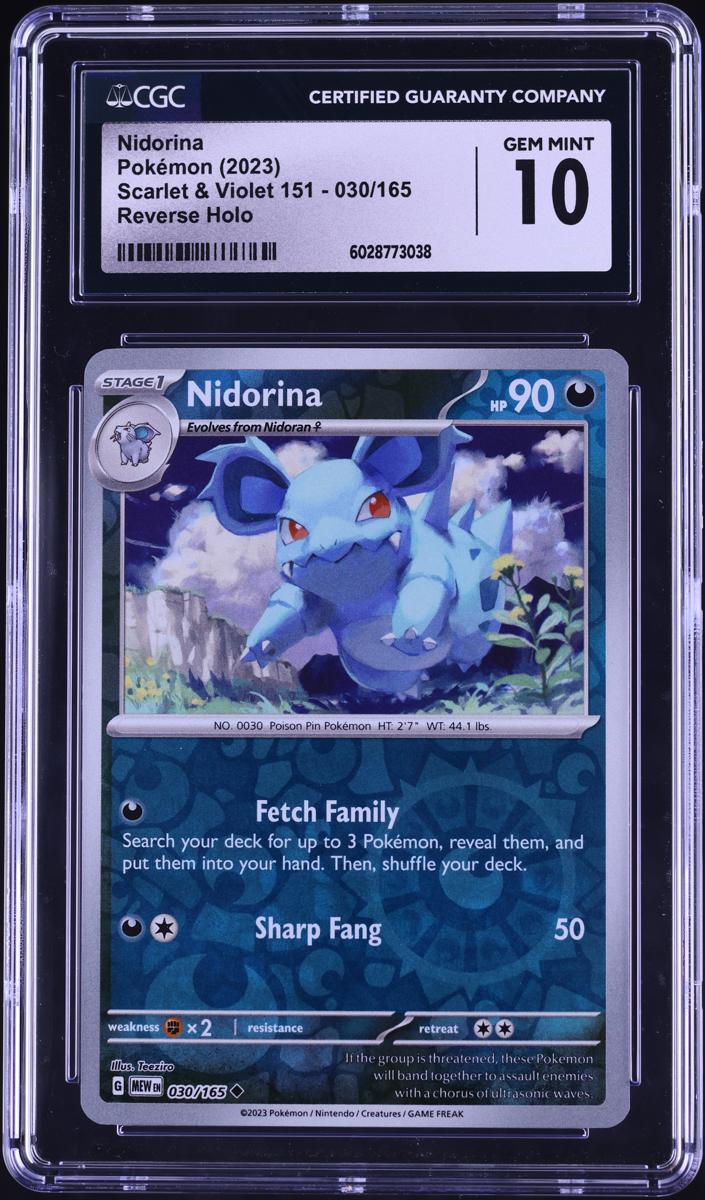 Nidorina 2023 Pokemon Scarlet & Violet 151 Reverse Holo