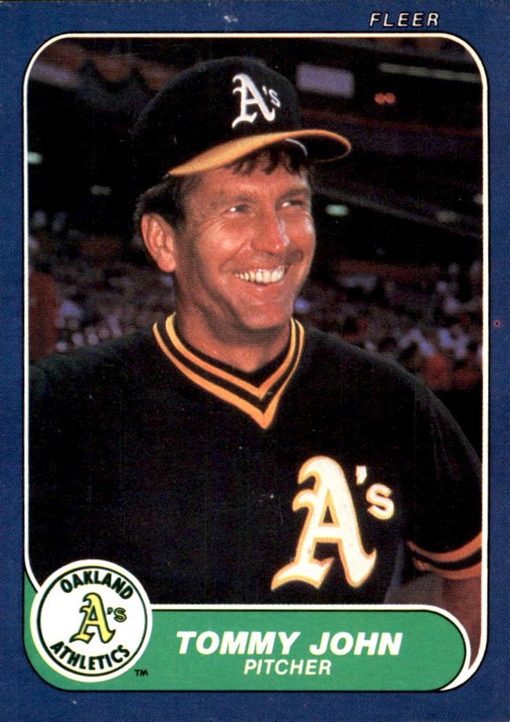 1986 Tommy John #422