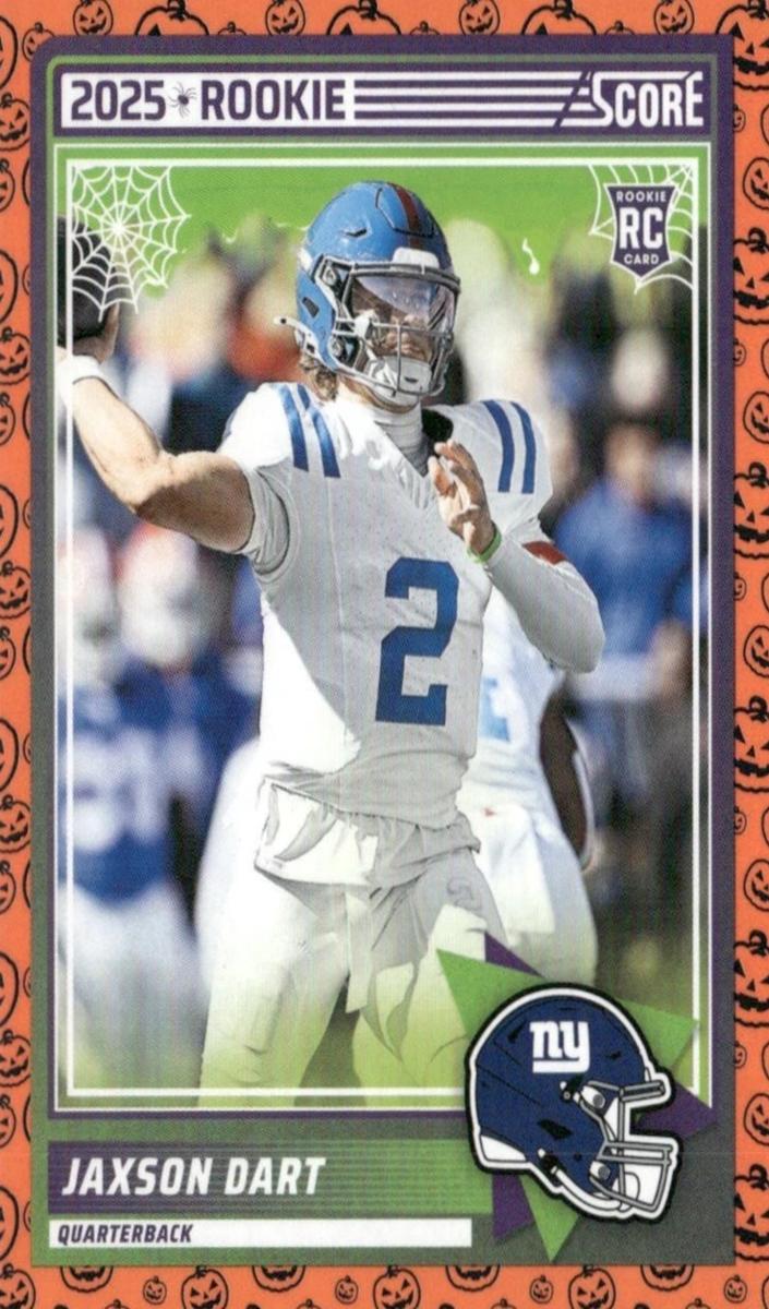 Jaxson Dart 2025 Panini Score Football Pumpkin