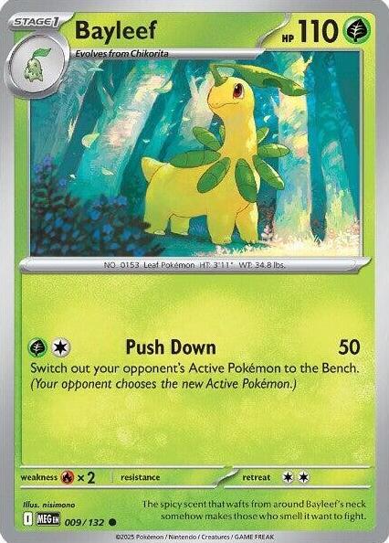 Bayleef 2025 Pokemon Mega Evolution