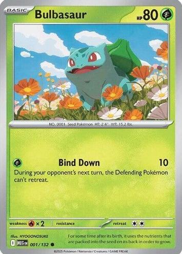 Bulbasaur 2025 Pokemon Mega Evolution