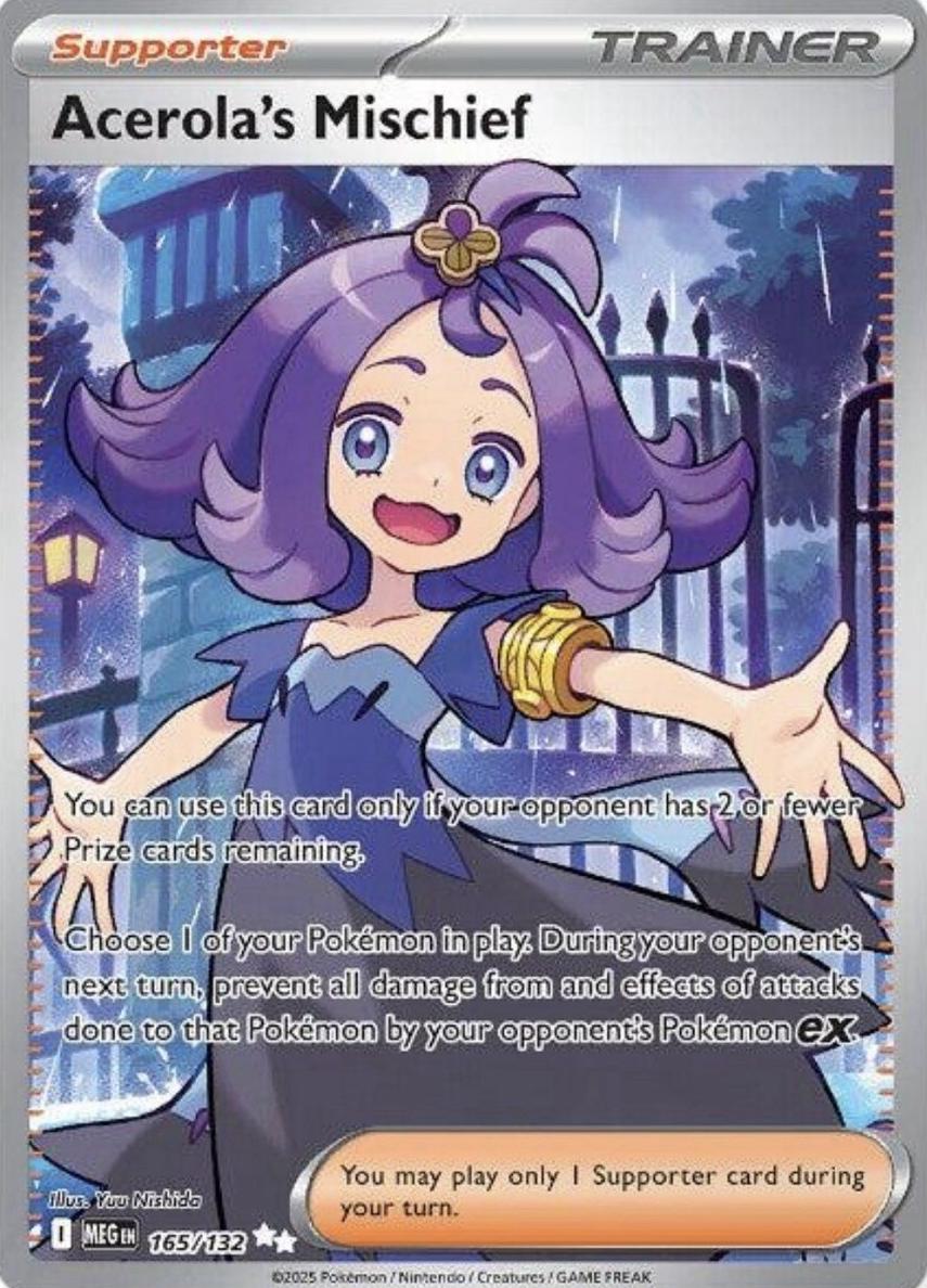 Acerola's Mischief 2025 Pokemon Mega Evolution