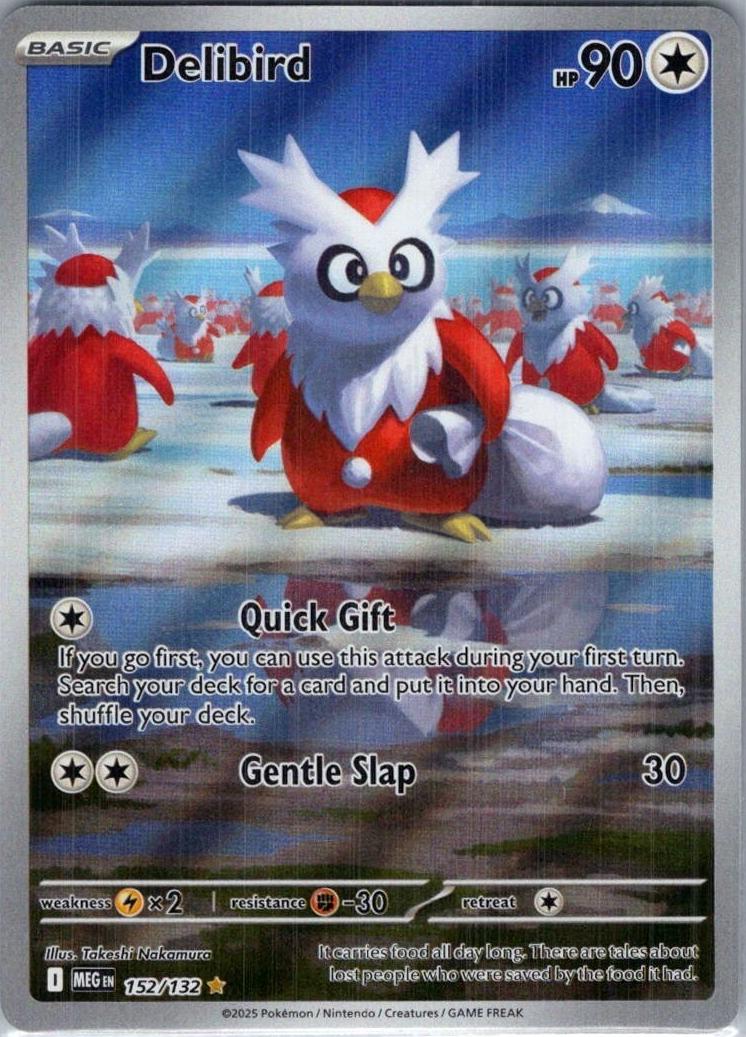 Delibird 2025 Pokemon Mega Evolution
