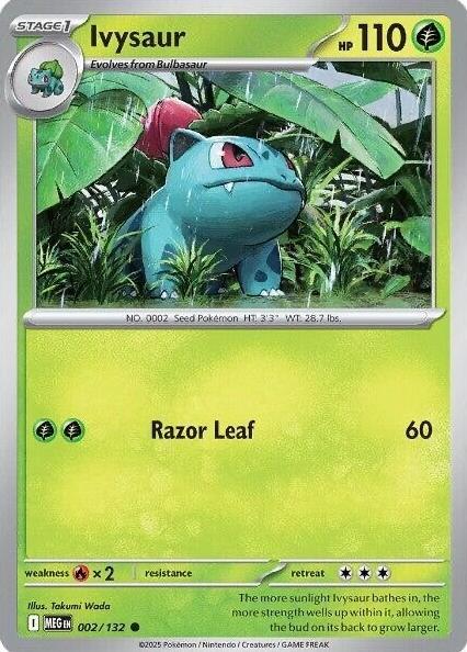 Ivysaur 2025 Pokemon Mega Evolution