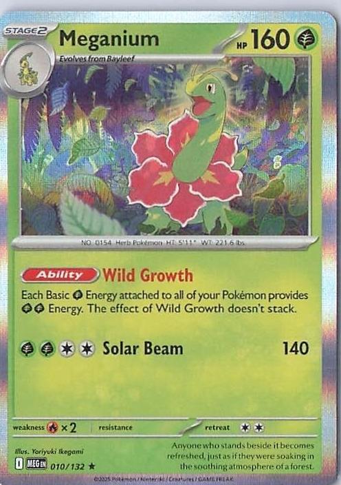 Meganium 2025 Pokemon Mega Evolution